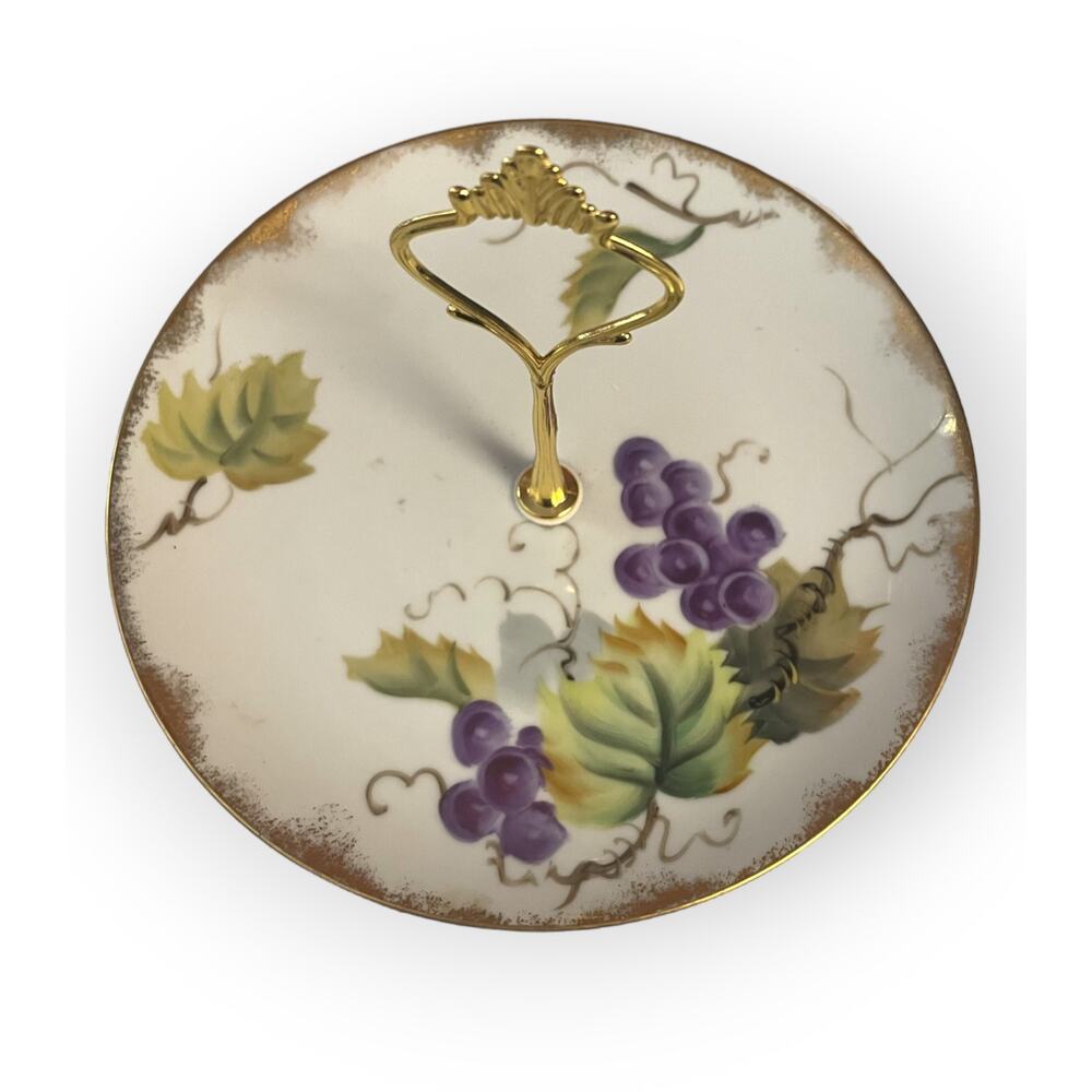 Vintage Lefton Tidbit tray plate in EUC